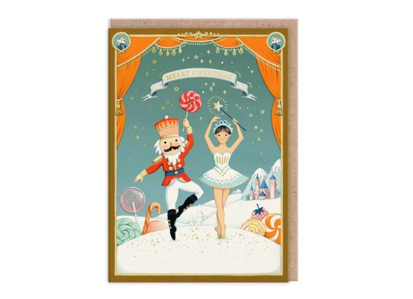 Nutcracker Theme Christmas Card Greeting Card
