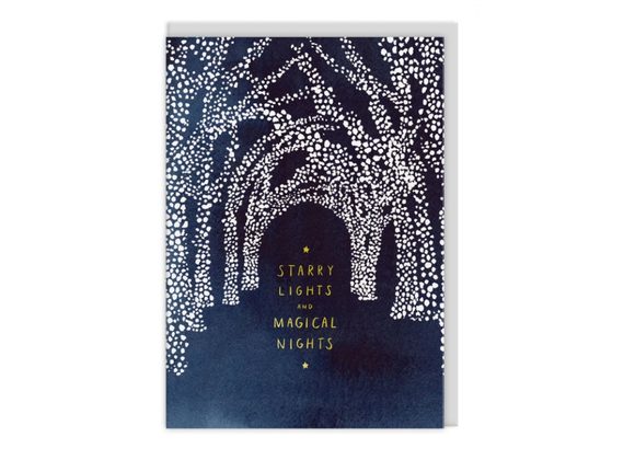 Starry Lights and Magical Nights Greeting Card