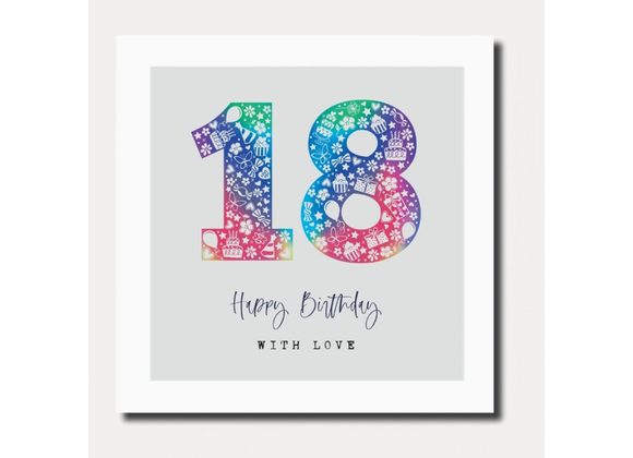 18 Birthday Card by Marina B