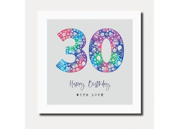 30 Birthday Card by Marina B