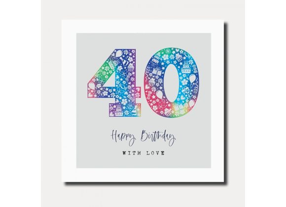 40 Birthday Card by Marina B