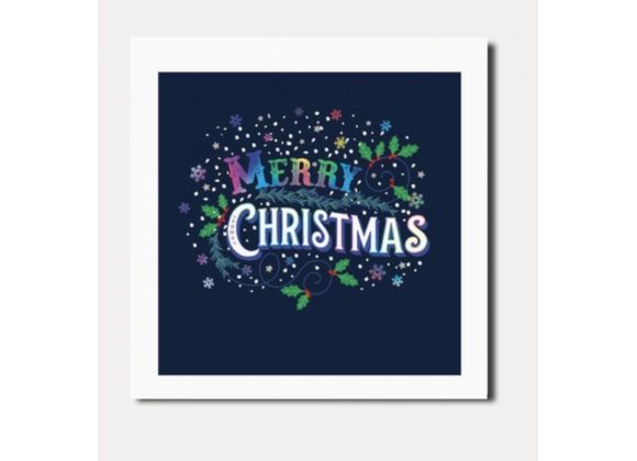 Beautiful Merry Christmas Card by Marina B
