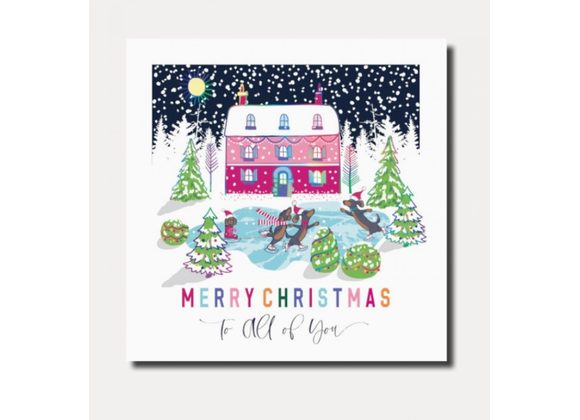 Merry Christmas To All of You, Christmas Card by Marina B