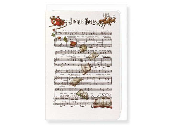 Jingle Bells Books, Christmas Card by Ezen Designs