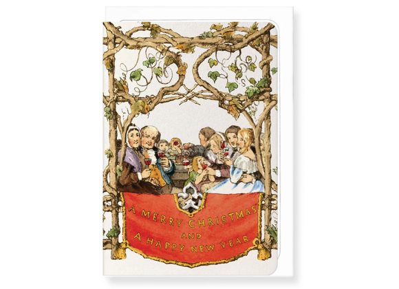 First Christmas Card (1843), by Ezen Designs