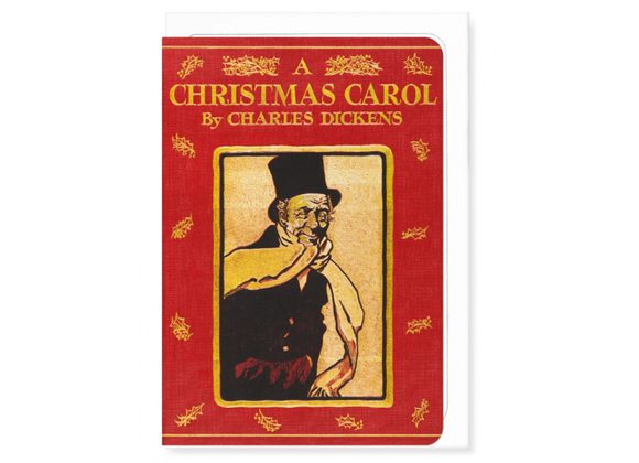 A Christmas Carol Front Cover (1911) Card by Ezen Designs