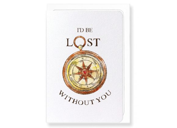 I'd be lost without you, Card by Ezen Designs