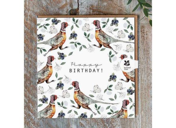 Happy Birthday (Pheasant) Card by Toasted Crumpet