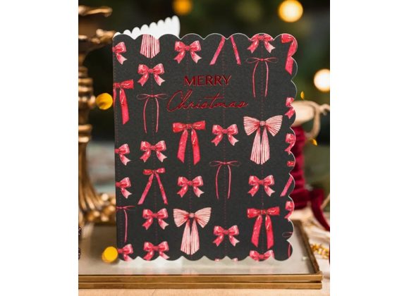 Merry Christmas Bows, Card by Toasted Crumpet
