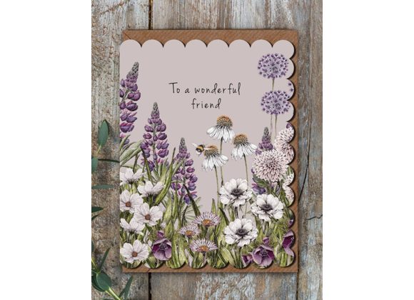 To a wonderful friend, Card by Toasted Crumpet