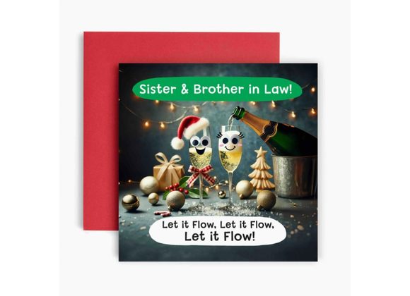 Sister & Brother in Law! Let it Flow!