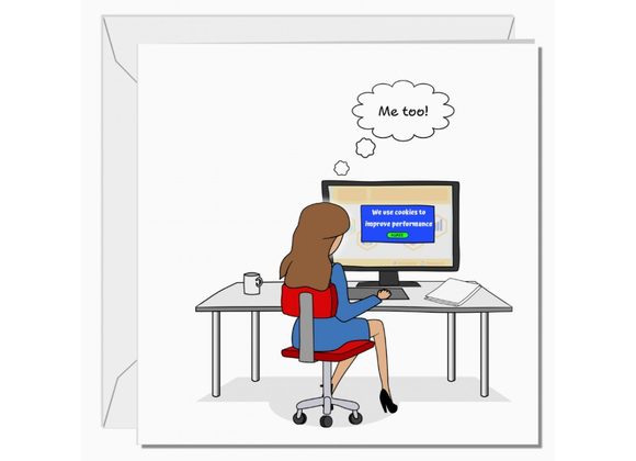 We use cookies, .... Card by Swizzoo