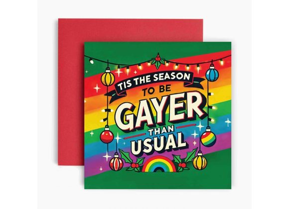 Gayer than usual, by Huxters