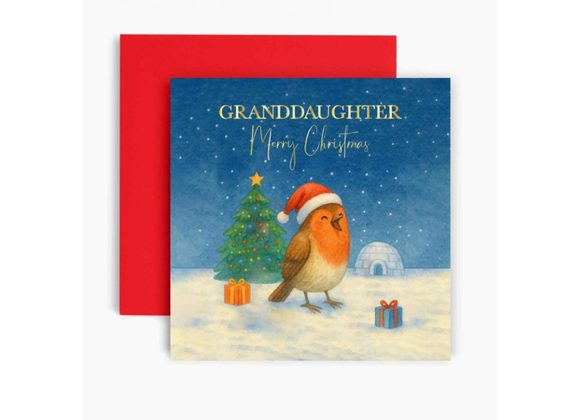 Granddaughter Merry Christmas, by Huxters