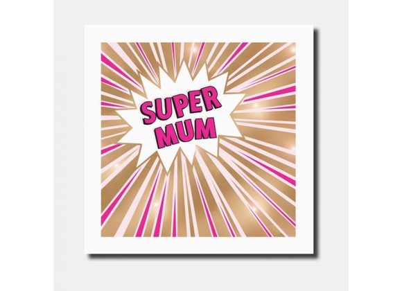 Super Mum Mother's Day Card by Marina B