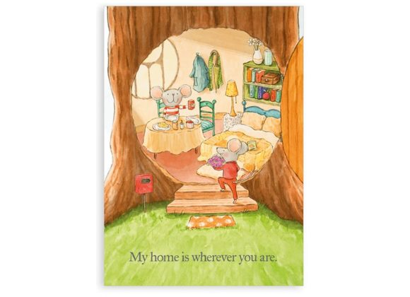 Wherever you are Greetings card - Nice Things by Helena