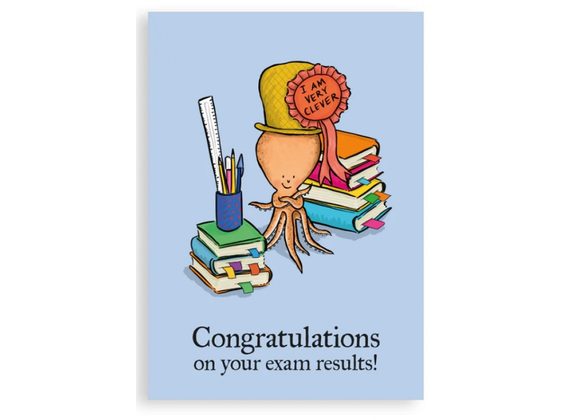 Exams Congratulations Greetings card - Nice Things by Helena