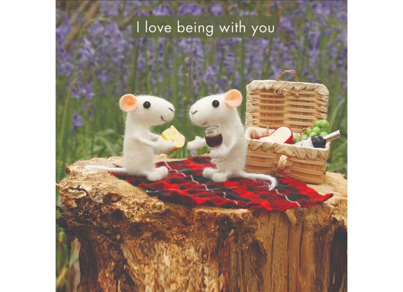 I love being with you, Card by Whimsical by Desito