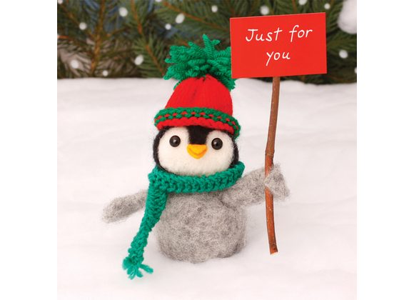 Just for you, Christmas Card by Whimsical by Desito