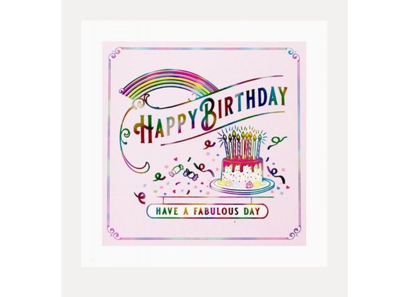 Have a Fabulous day, Happy Birthday Card by Marina B