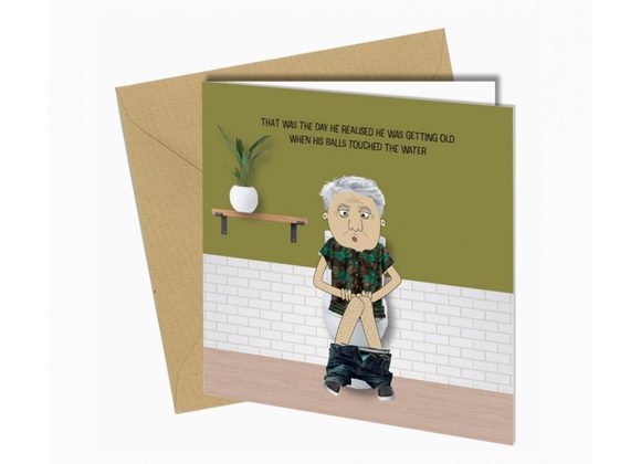 Realised he was getting old... Card by Close to the Bone