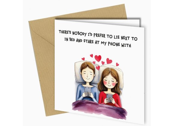 There's nobody I'd prefer... Card by Close to the Bone