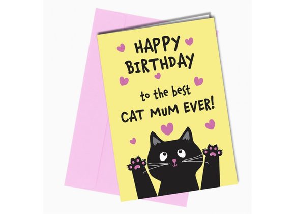 The best Cat Mum Ever!, card by Close to the Bone