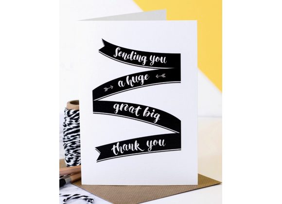 Great Big thank you Card With Quotes 