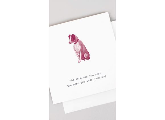 Dog Lover Funny Card for Friends