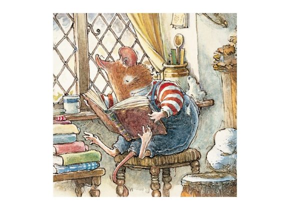 Wilfred Reading Greetings Card