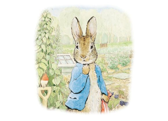 Peter Rabbit in the Garden
