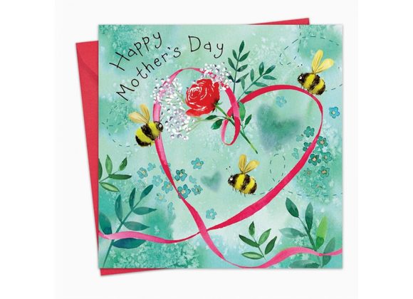 Heart & Bees - Cute Mother's Day