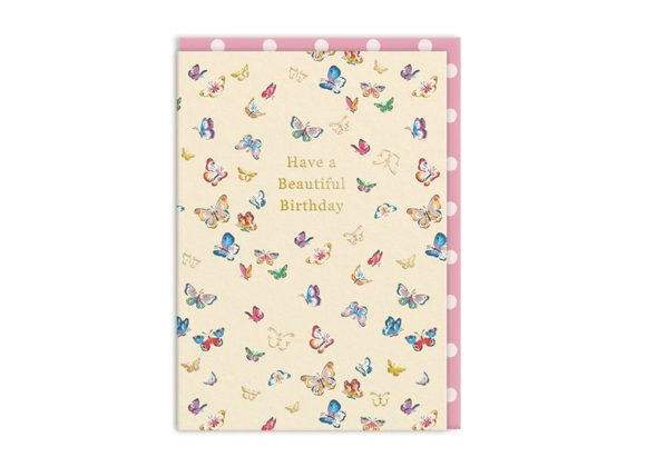 Have A Beautiful Birthday  (Butterflies)