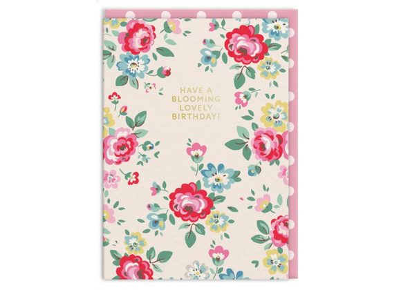 Have a Blooming Lovely Birthday, Floral Cath Kidston Card