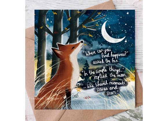 Happiness, By Fox Under The Moon
