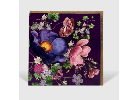 Violet Meadow Botanical Card 