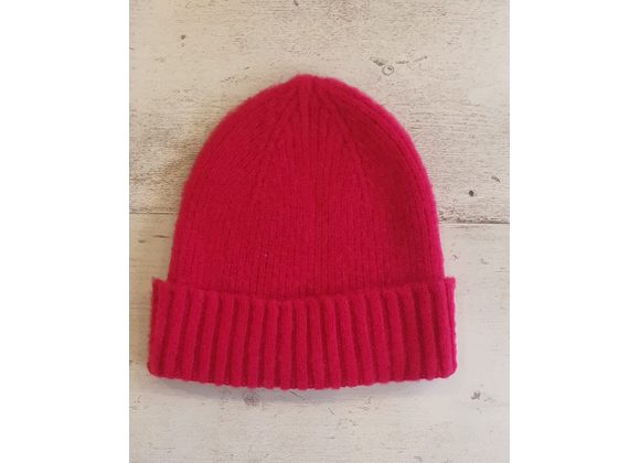 Ruby Shaggy Beanie