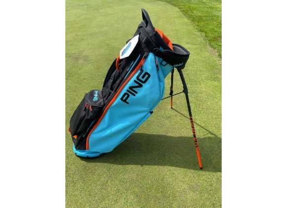 Ping Hoofer Lite Stand Bag - Bright blue/Blk/Orange