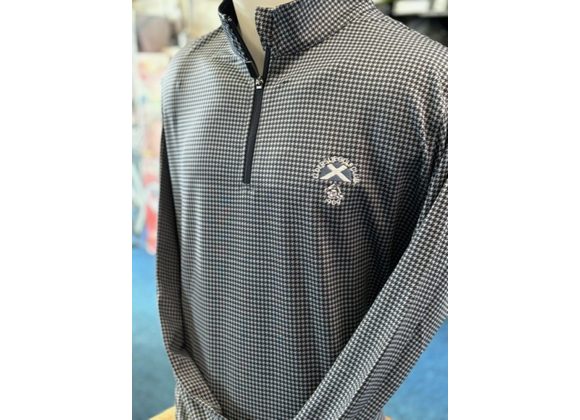 Glenmuir Wick 1/2 Zip pullover - Houndstooth