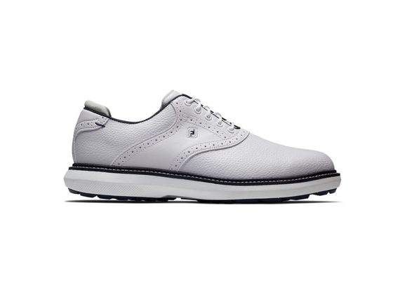 FootJoy Tradition Spikeless / White/Navy