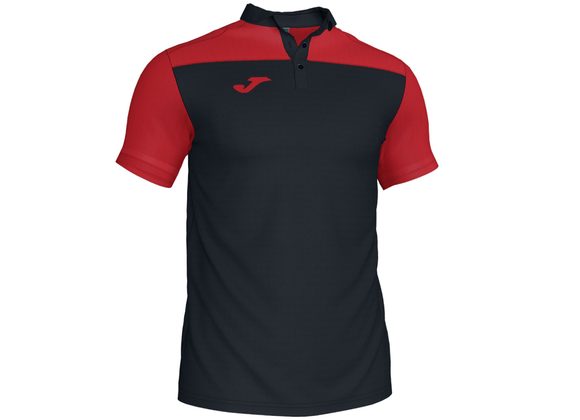 Joma Hobby 2 Polo Black/Red Adult