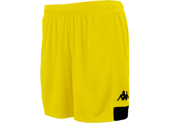 Kappa Paggo Shorts Yellow/Black Adult