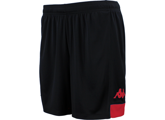 Kappa Paggo Shorts Black/Red Adult