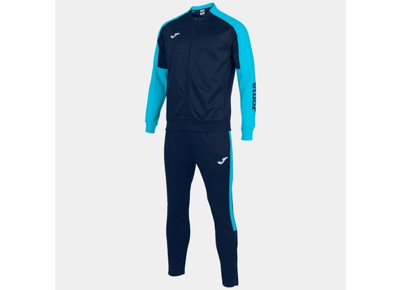Joma Eco-Championship Tracksuit Navy/Fluo Turquoise Adult