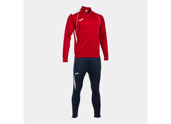 Joma Championship 7 Tracksuit Red/White/Navy Adult 