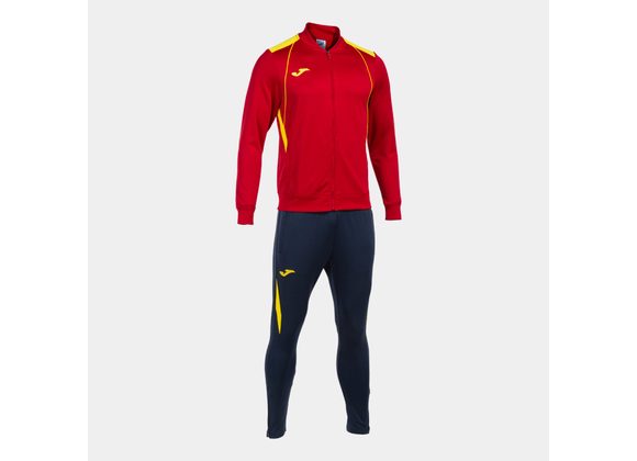 Joma Championship 7 Tracksuit Red/Yellow/Navy Adult 