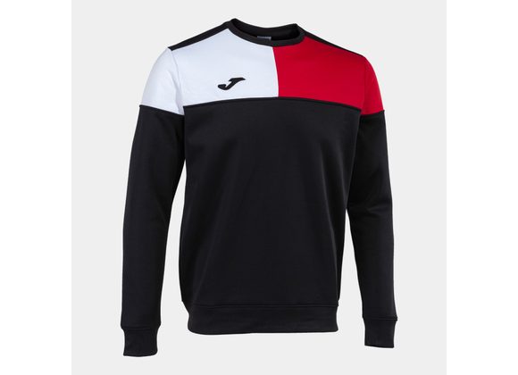 Joma Crew 5 Sweatshirt Black/Red/White Adult