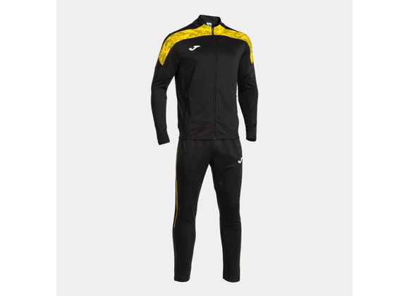 Joma Championship 8 Tracksuit Black/Yellow Adult
