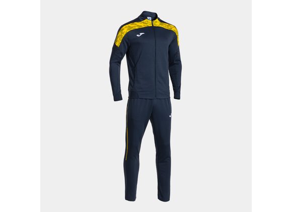 Joma Championship 8 Tracksuit Navy/Yellow Adult