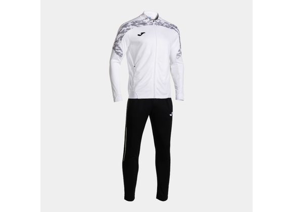 Joma Championship 8 Tracksuit White/Black Adult